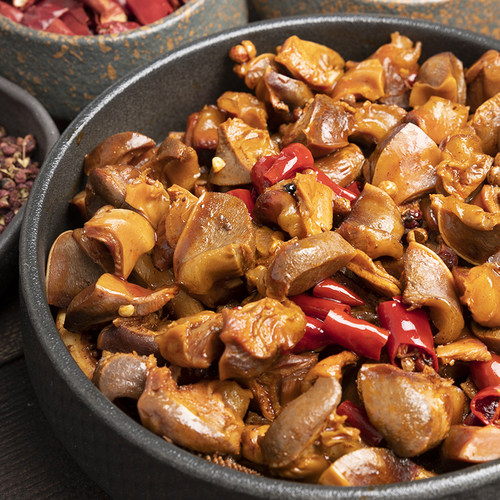 三十年技艺！冷吃鸭胗麻辣即食