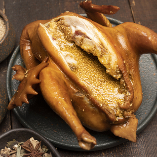 【冷帮主】五香鸡手撕整只扒鸡熟食四川特产卤味即食下饭菜1000g