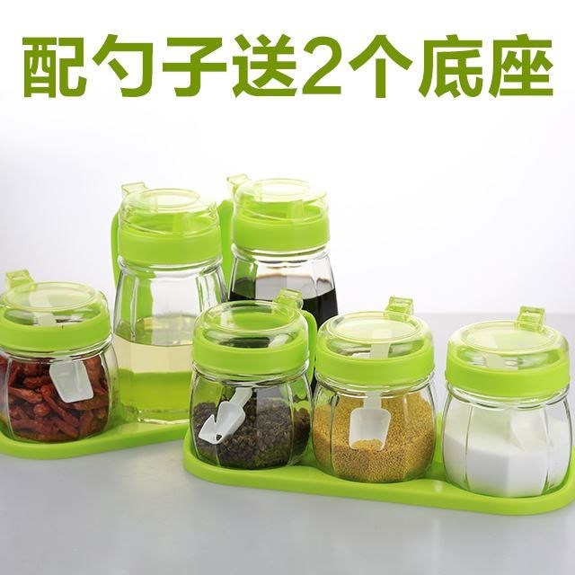 调料盒 家用北欧罐玻璃套装厨房用品用具小百货盐糖组合|ruв категории кухня/посуда, кухонный Гаджет/кухня хранения, тарного хранения/кухня хранения посуды, приправы бутылки - от Buy2taobao.com для оказания профессиональной услуги покупки агента Taobao