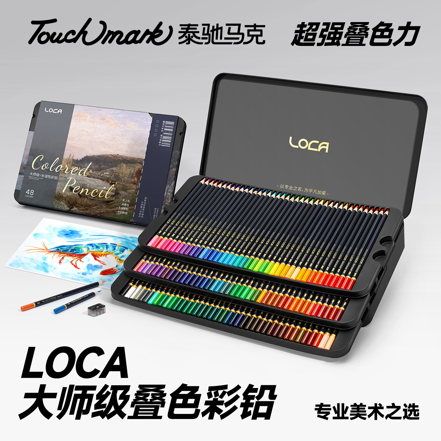 大师级彩铅专业艺术美术绘画用笔
