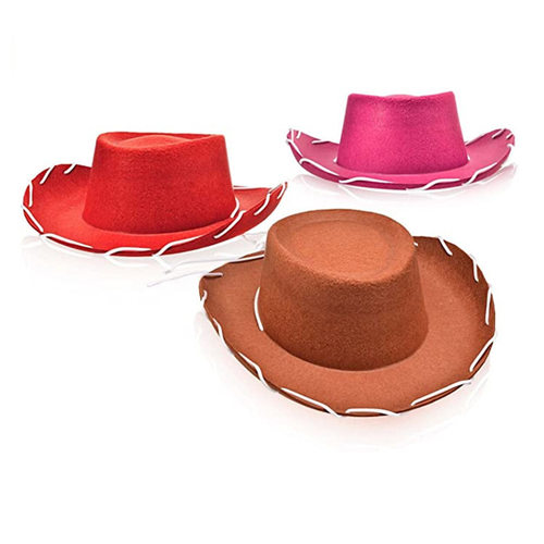 Halloween Western‑cowboy Non‑woven Wide‑brim‑hat 大檐帽