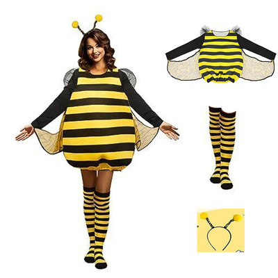 Halloween bee cosplay for adults and children万圣节蜜蜂服装