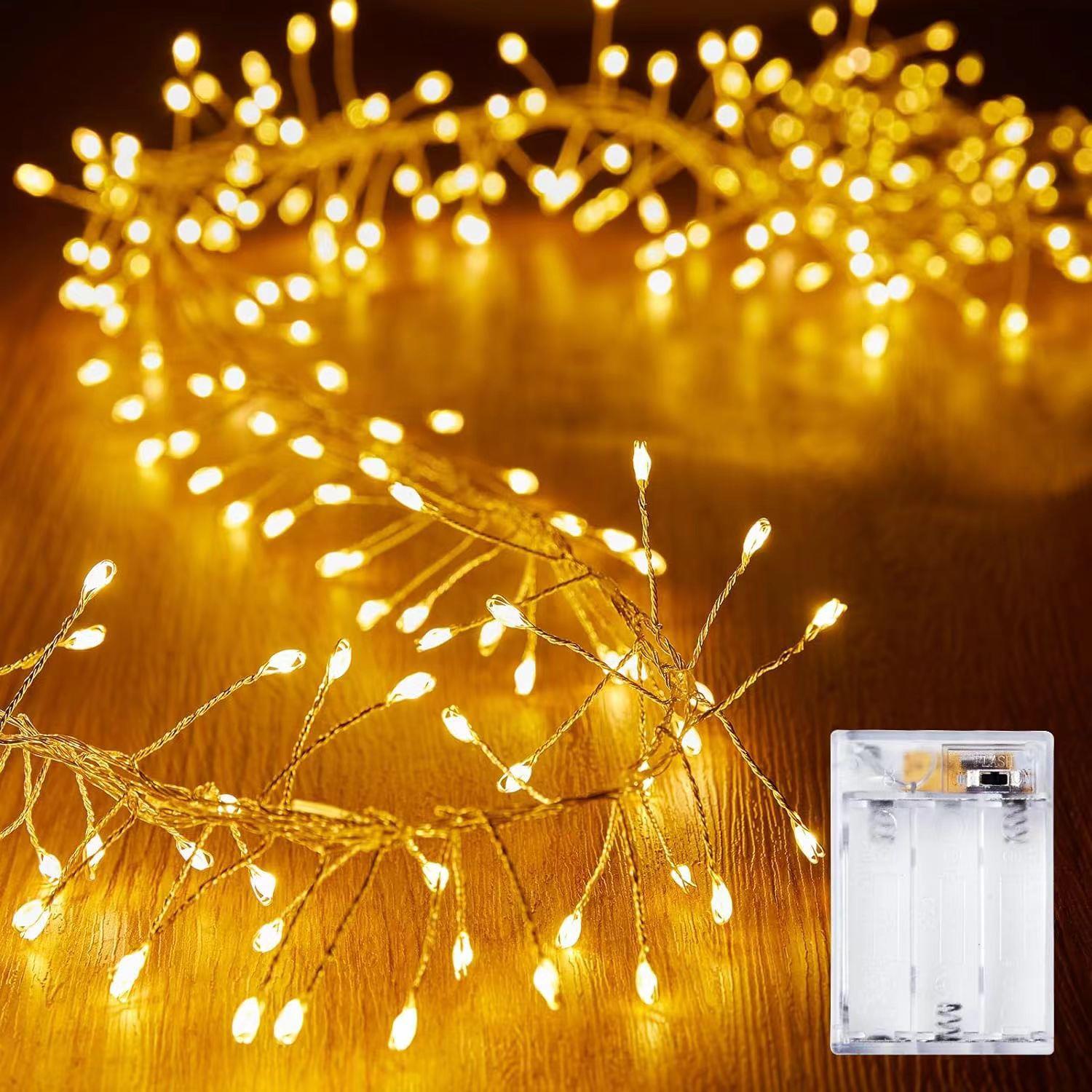 LED copper wire lamp cannon lamp wreath decorative lamp花环