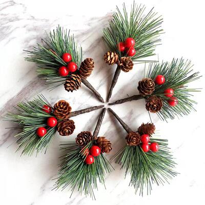 Christmas cake decoration simulation pine needle box 圣诞树