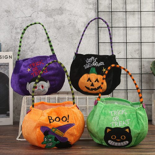 Halloween candy bag decoration pumpkin bag万圣节糖果袋装饰