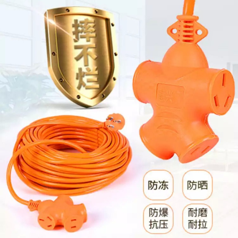 电风扇/电动车充电延长线家用排插加长接线板电源插座2M_30M|ruв категории электронный/электрик, коммутационная панель/пробка, коммутационная панель - от Buy2taobao.com для оказания профессиональной услуги покупки агента Taobao