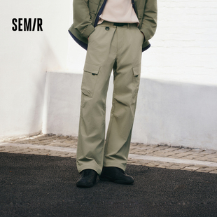 男宽松直筒工装 森马休闲裤 裤 户外机能2026春季 子 新款 商场同款