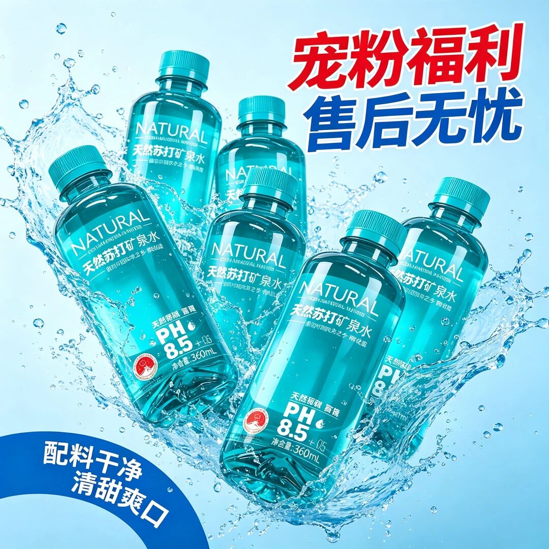 天然苏打矿泉水整箱高端商用应酬