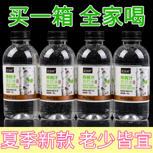 白桦树汁苏打水精致小瓶特价夏季