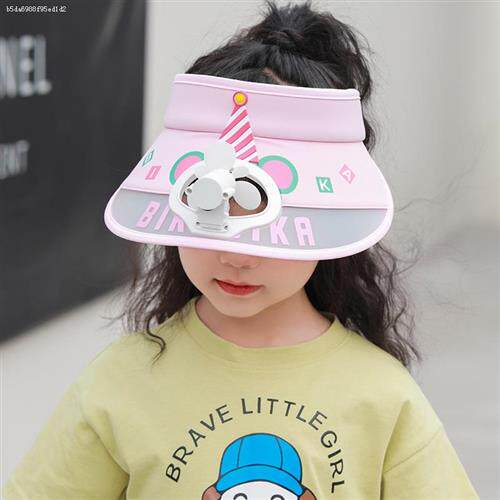 扇子帽子两用带风户外采茶遮脸夏清凉充电大棚太帽