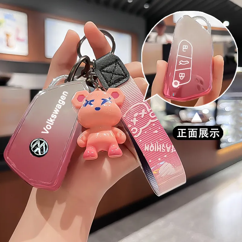 适用25款大众钥匙套迈腾B9凌渡途观L帕萨特pro揽巡揽镜id346途昂