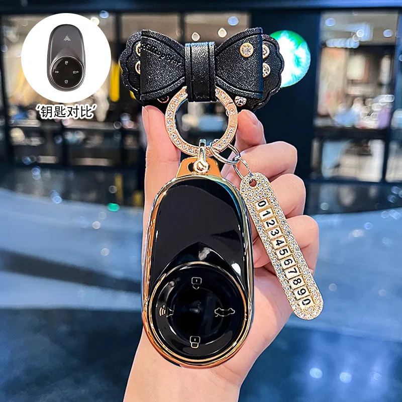 适用哪吒钥匙套22/23款哪吒S/V哪咤UPro哪吒GT保护壳AYA汽车包扣