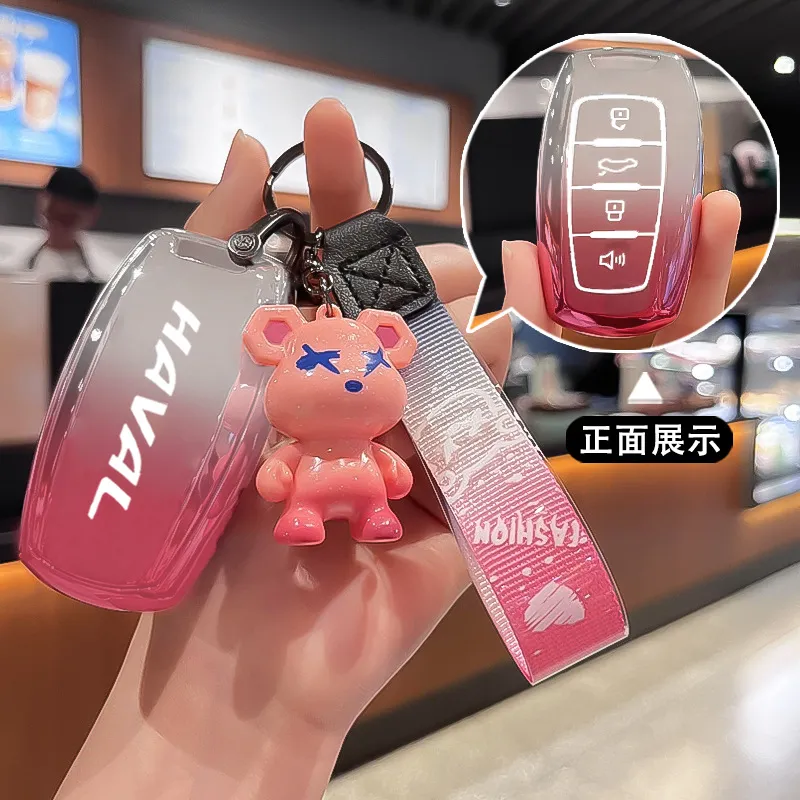 适用哈弗汽车钥匙套h6第三代哈佛m6包H2S扣f7x壳F5初恋H4大狗H7长