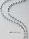 冬季 新款 海水真多麻巴洛克银项链双层叠戴女珍珠颈链毛衣新年礼物
