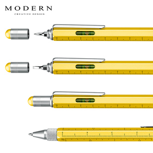 摩登Modern多功能笔工具笔 金属学生签字笔圆珠笔签字笔定制创意