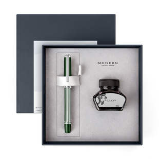 摩登MODERN流线条M6100钢笔学生专用练字书法签字笔文艺复古男女