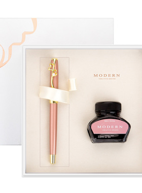 摩登MODERN时尚小众女士高档精致钢笔 签字笔文艺复古学生专用钢