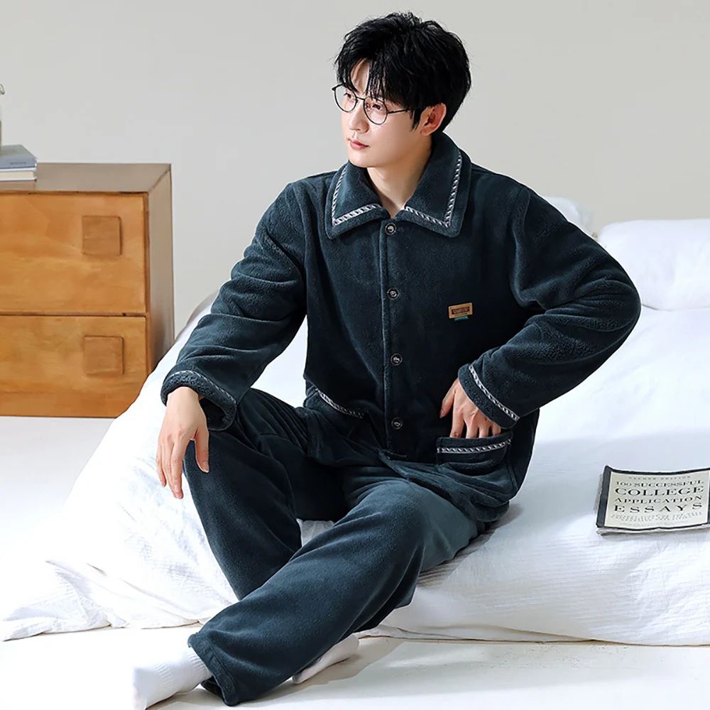 Men'sWinterThickFlaPl