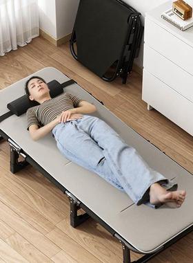 Folding bed single bed Outdoor folding bed Lunch rest artifa