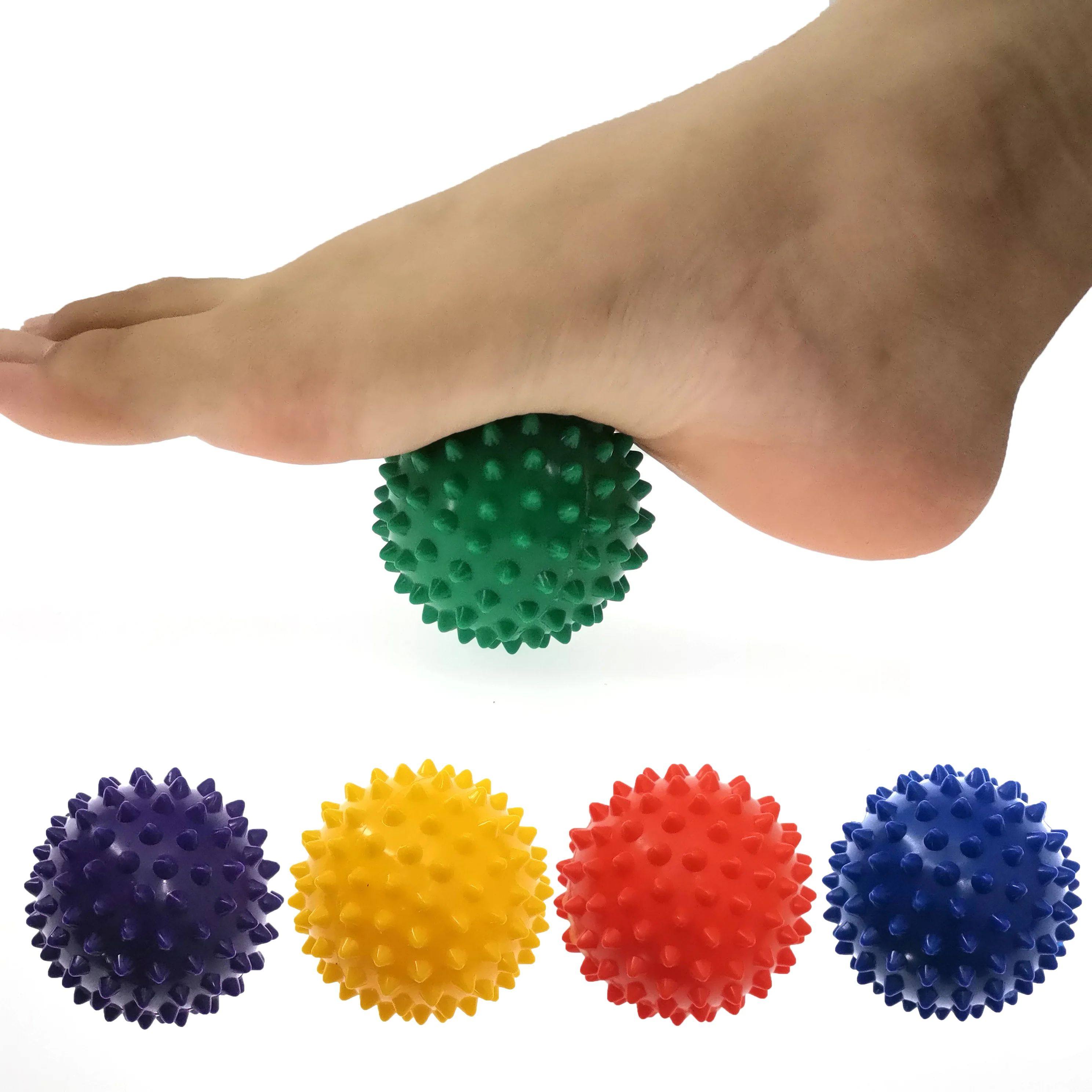 Durable PVC Spiky Massage Ball Trigger Point Sport Fitness H