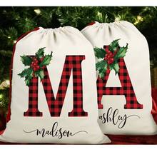 Personalized Christmas Gift Sack for Christmas Crackers Cust