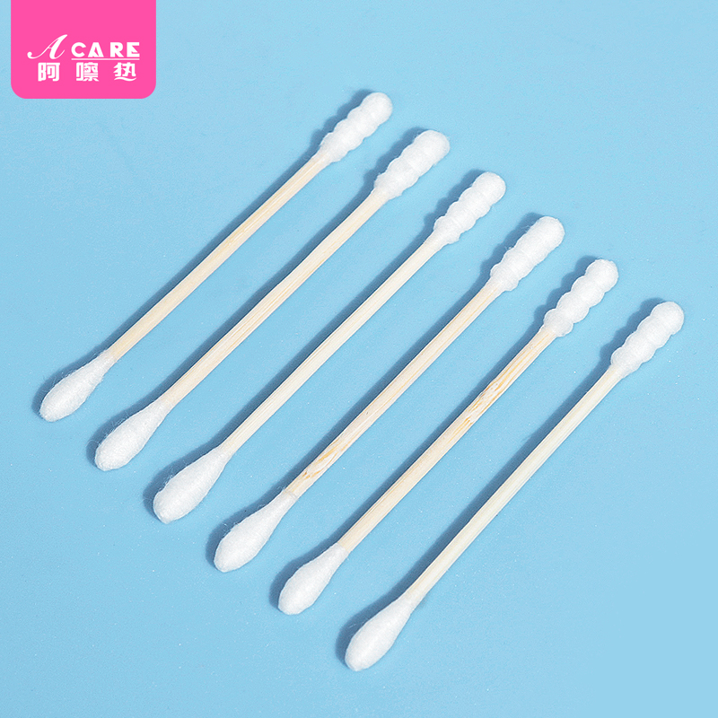 15Y棉签/日用/罐装AC1s701-圆头螺旋头棉签挖耳朵化妆口红卸妆棉