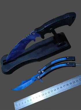 CSGO廓尔喀刀M9未开口金属模型游戏周边工艺品玩具刀皮肤收藏品