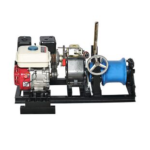 新款小型柴油汽油卷扬机快速轻便型拉竹子神器拉木头索道运输绞磨