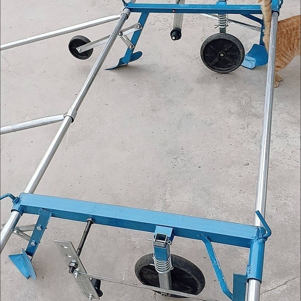 手拉式地膜地膜覆盖高隆人力覆膜机多功能机器农用神器机铺工具