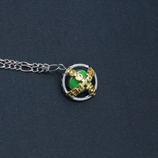 齐贝林铁球回旋jojo项链可转动球形二次元动漫项链生日礼物