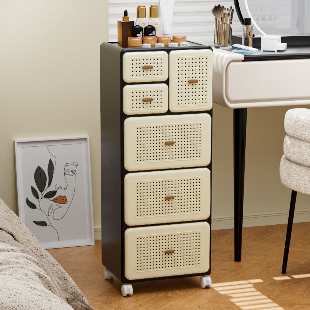 免安装办公室桌下文具储物置物柜大容量化妆品整理盒抽屉式收纳柜