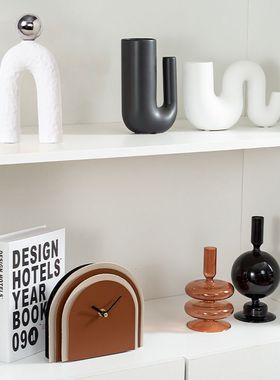 电视背景墙摆件高级感抽象现代小众艺术家居软装饰品摆件高档客厅