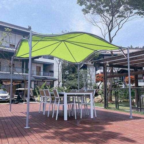 网红户外遮阳棚庭院凉亭天鹅蓬民宿营地小院景区餐饮遮阳帐篷花棚