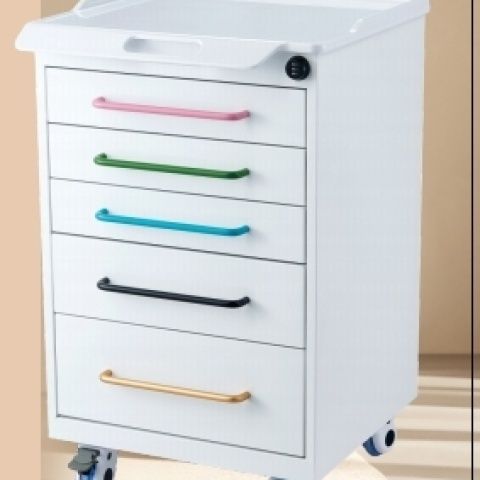 牙科移动边柜小推车口腔诊所抽屉柜子护士储物柜美容收纳简约柜