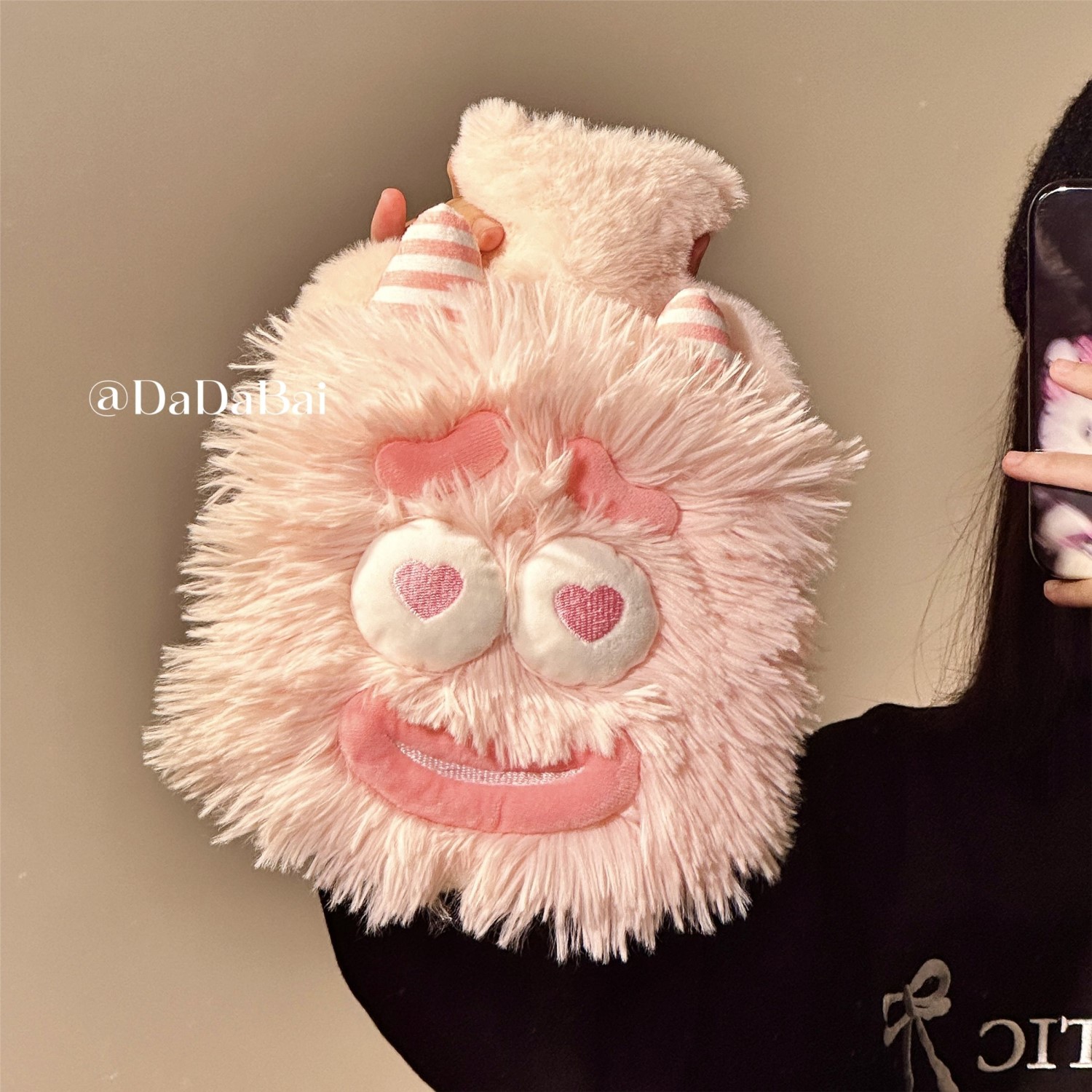 2024新款可爱毛绒热水袋注水暖水袋防爆大号灌水暖手宝可插手女生