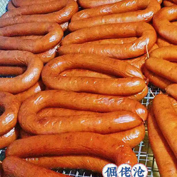 肃宁窝北香肠河北农家手工香肠老式手掰肠即食脆皮熏肠