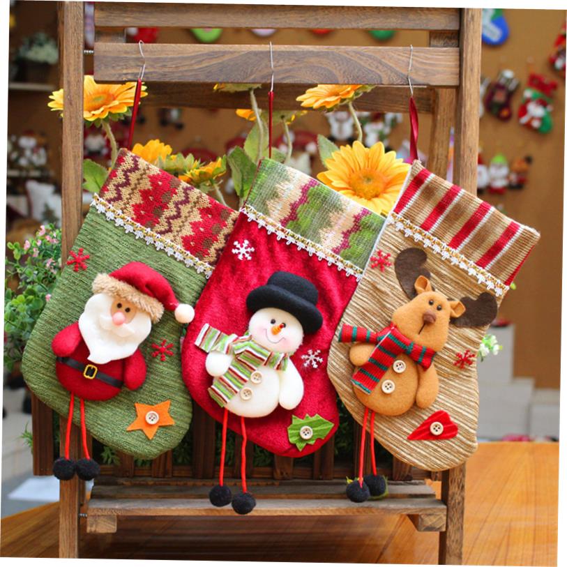 Christmas stocking Decorated Christmas stocking gift bag