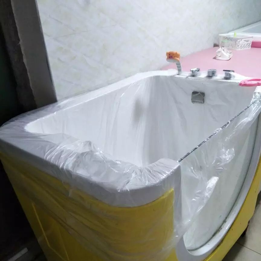 一次性单个折叠泡澡袋婴儿游泳池袋浴盆浴缸膜套木桶塑料洗澡袋