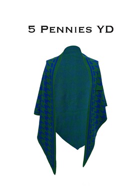 5 PENNIES YD设计师款原创秋季百搭休闲针织围巾披肩5S0827993