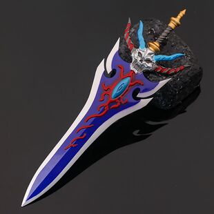 DNF地下城周边魔剑阿波菲斯全金属模型22CM合金收藏手办摆件