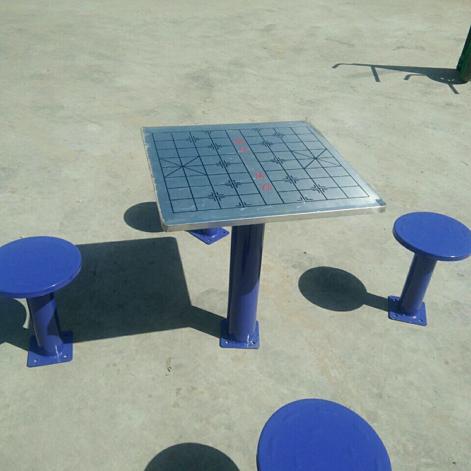 室外健身器材户外老年人棋牌桌象棋桌棋盘桌社区健身室外广场器材