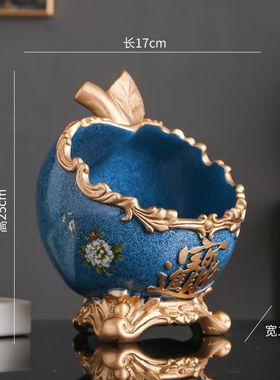 创意门口鞋柜放钥匙收纳盒桌面摆件装饰品家用茶几玄关杂物收纳盘