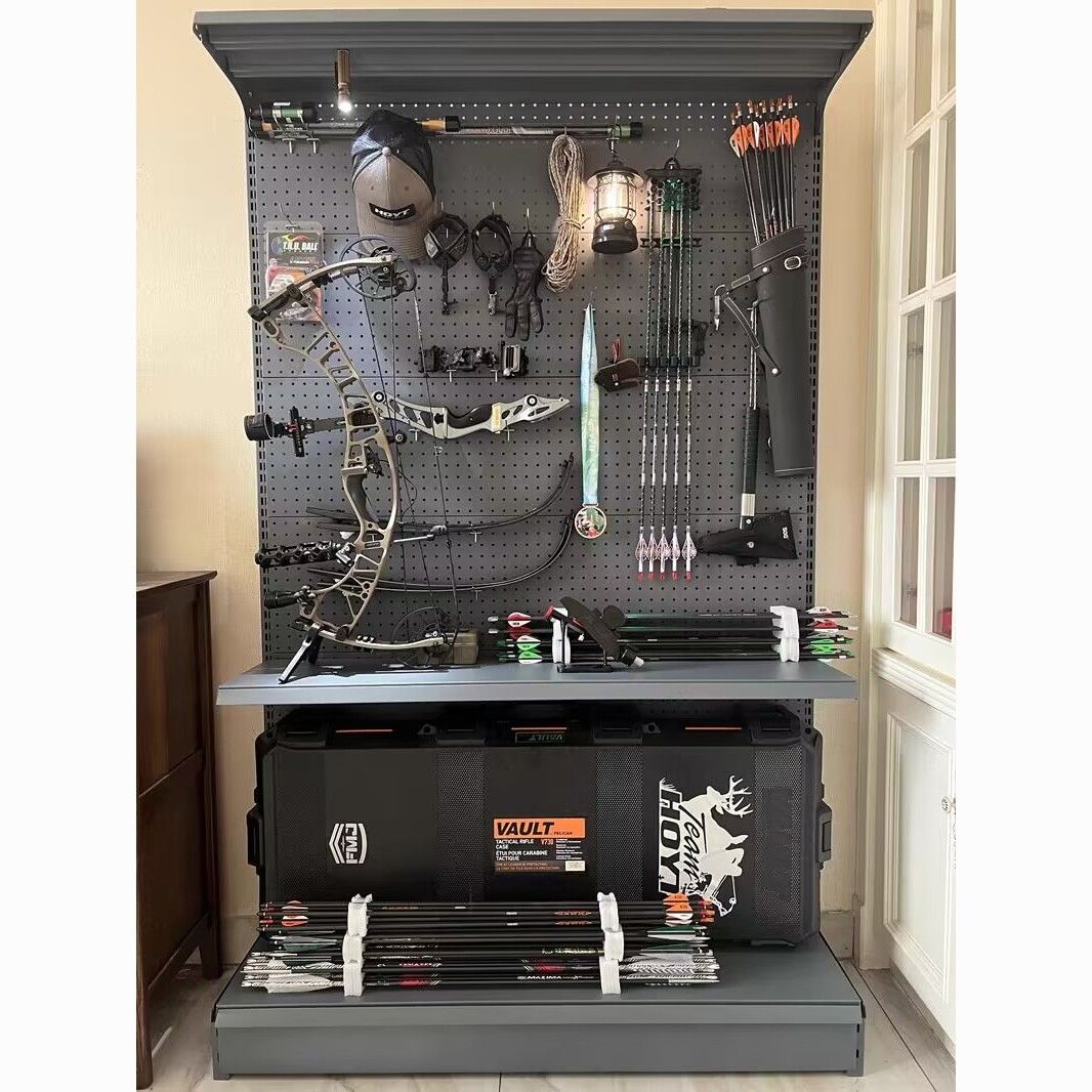 洞洞板货架露营装备收纳户外用品置物架网红博主同款家用多层架子