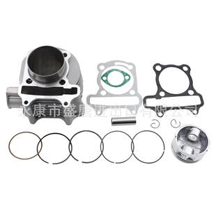 GOOFIT57.4mm气缸套件适配GY64冲程125cc150cc157QMJ152QMI