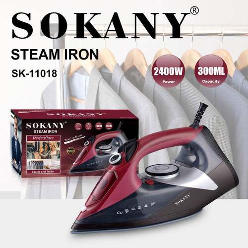 跨境SOKANY11018电熨斗家用蒸汽喷雾熨斗熨烫斗Steam Iron