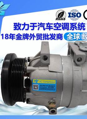适用雪佛兰威达Vectra汽车空调压缩机89018888 89018897 89018902