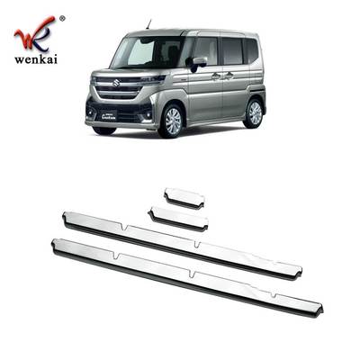 适用于24款铃木Spacia Custom改装前格栅下中网专用电镀装饰亮条