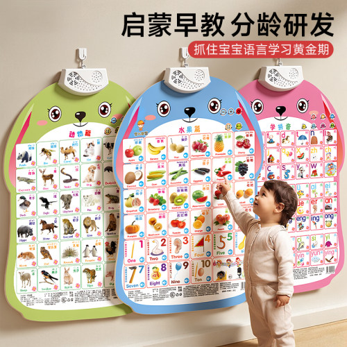 宝宝有声早教挂图儿童启蒙点读