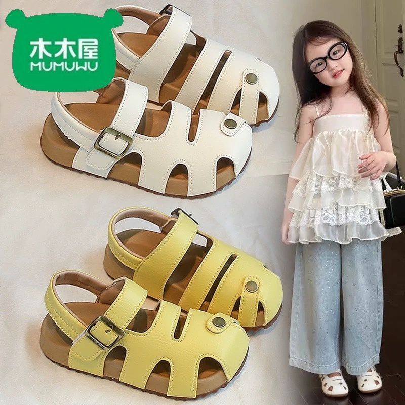 木木屋2026女童凉鞋包头软底防滑图片
