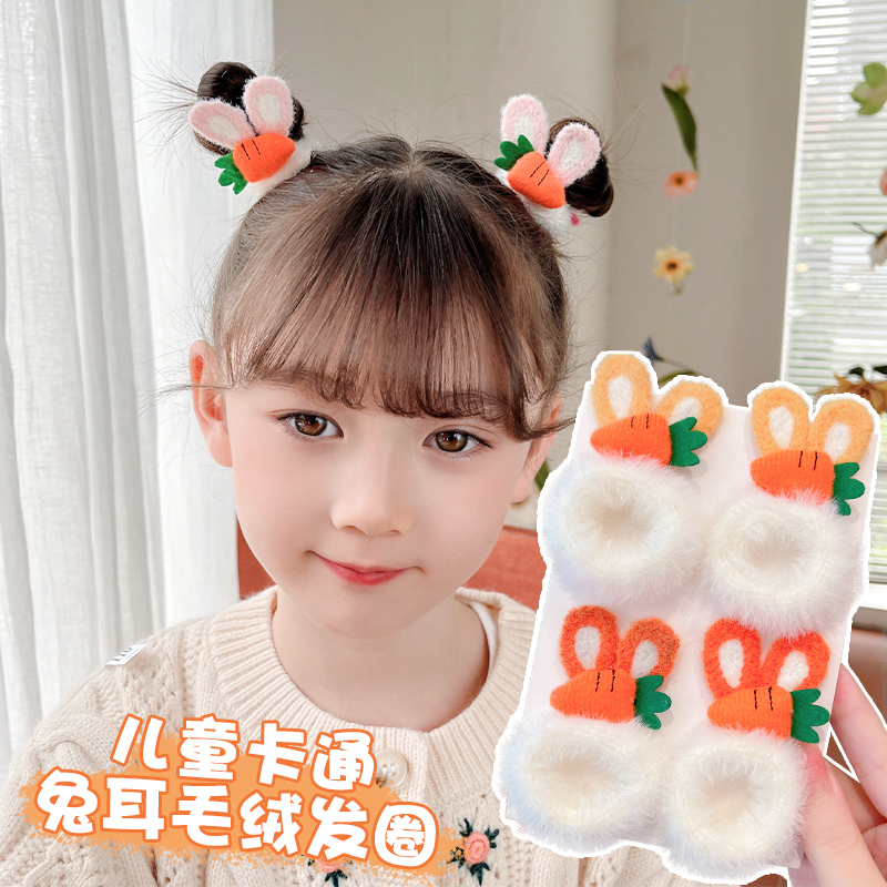儿童发圈可爱女孩弹性好不伤发绳